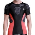 thumbnail image 1 of Men's Padded Football Protective Gear Set Training Suit for Soccer Basketball Paintball Rib Protector, 1 of 6