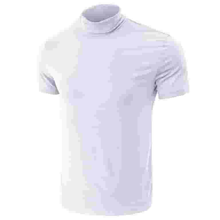 YYDGH Mens Mock Turtleneck T Shirts Short Sleeve Solid Color YYDGH Mens Mock Turtleneck T Shirts Short Sleeve Solid Color