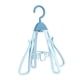 thumbnail image 3 of Organizador de zapatos, percha plegable para baño, fácil de guardar, para balcón, con capacidad para 4 personas, giratorio, multiusos, versátil, para azul, 3 of 8
