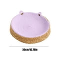 thumbnail image 3 of Dtchengua 2025 Summer Rattan Pet Circular Sleeping Mat Summer Pet Nest Indoor Wicker Pet Bed for Cats and Small Dogs Comfortable Nest for Rest and Playflannel backed vinyl tablecloths round, 3 of 6
