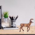 thumbnail image 4 of High Simulation Plastic Animal Brown Deer Model with White Tail Kid Toy for Education, 4 of 4