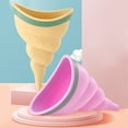 thumbnail image 3 of Huanledash Female Urinal Device Portable Silicone Pee Funnel Reusable Urinal Women Travel Essentials Outdoor Hiking Toilet Gadgets Camping Accessories, 3 of 7