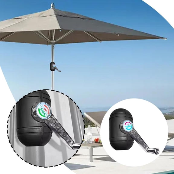 HAVELOR Outdoor Umbrella Center Column, 5.2 x 3.15 x 3.15 in, Sturdy PP Plastic Replacement Pole, Quick Installation for Patio Umbrellas, Perfect for Garden, Balcony, and Terrace Use(Black,onesize)