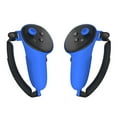 thumbnail image 1 of Transemion 2pcs/set Premium Silicone Controller Protective Case For Meta Quest 3 Full Protection Non-slip Blue, 1 of 6