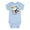 LIGHT BLUE, variant on Peanuts - Vampire Snoopy Woodstock - Infant One Piece