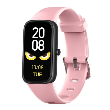 

Bluetooth Smart Bracelet 1.47 HD Blood Oxygen Heart Rate Meter Step Exercise Physiological Cycle Smart Bracelet-Pink