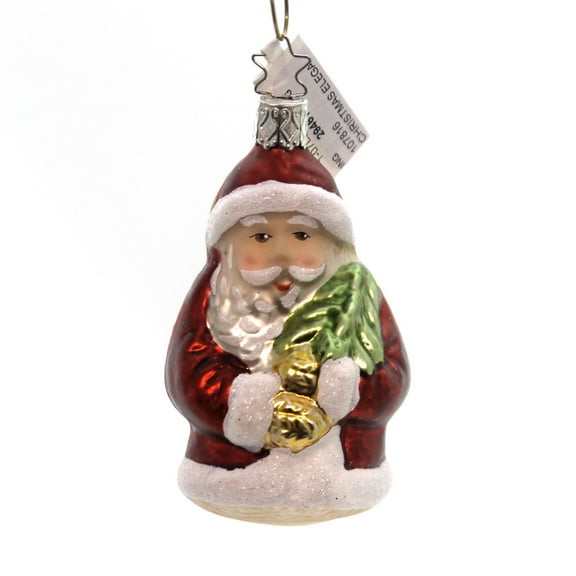 Inge Glas Christmas Elegance Glass Santa Angel Ornament Tree 107816