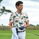 thumbnail image 3 of Balery Hawaii Palms Camisa Polo de Hombre con Estampado, de Manga Corta y Tejido Medio, Camisa Tipo Golf Polo-Medium, 3 of 6