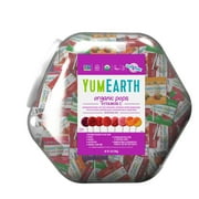 Yummy Earth Organic Vitamin C Lollipops Counter Bin, 150 Pops