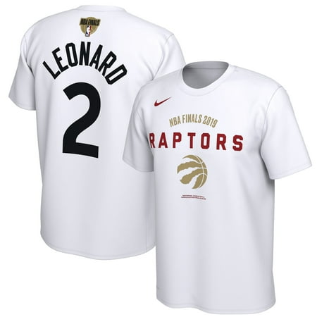 Kawhi Leonard Toronto Raptors Nike 2019 NBA Finals Bound Name & Number T-Shirt -