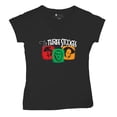thumbnail image 5 of The Three Stooges Colorful Women's V-Neck T-shirt Funny 3 Wise Guys Curly Moe Larry Shemp Classic Retro American Legend Tee, 5 of 7