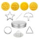 thumbnail image 1 of Fiudx Cortados de Pastel, Juego de Moldes de Acero Inoxidable, Herramientas con Acabado Antiadherente, Fácil Desmoldado, Forma Perfecta En Todo Momento, Ideal para Hornear Fondant, Ideal para Chefs C, 1 of 7