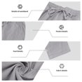 thumbnail image 6 of GrmtClth Men' Linen Sets Outfits Summer Hoodie Clothing Workout Yoga Pants Button Down Long Sleeve Trend 2 Piece Set Dark Gray L, 6 of 6