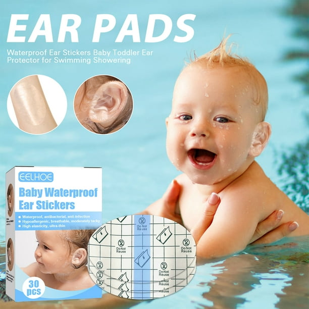Waterproof Ear Stickers Baby Toddler Ear Protector for Swimming Showering