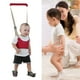 thumbnail image 3 of Arnés para caminar para bebé, ajustable de mano, previene la pérdida, absorbente, suave, transpirable, arnés para caminar para niños pequeños, rojo, 3 of 5