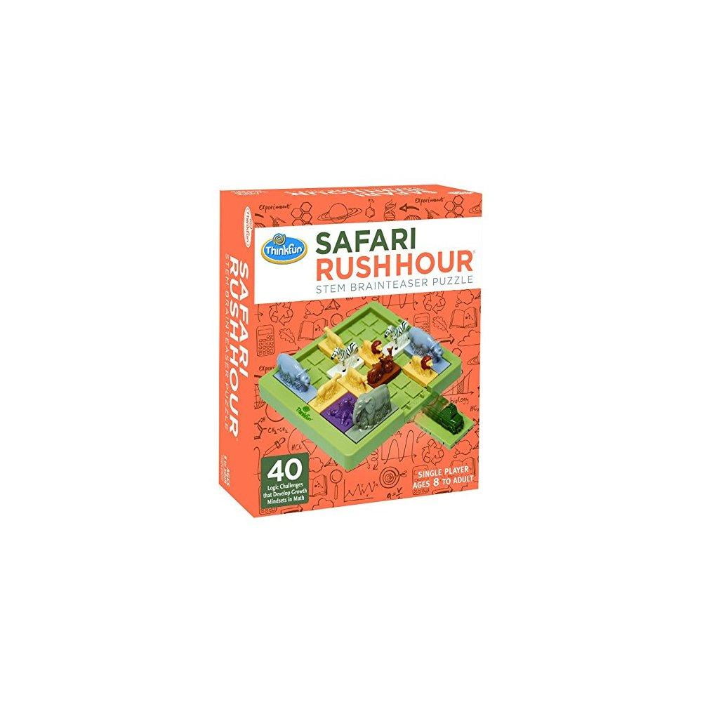 think fun safari rush hour board game