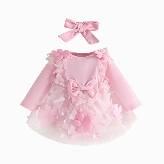 Preemie Newborn Infant Baby Girls Clothes Ribbed Bodysuit Newborn Baby Cotton Button Climbing Suit 6-12 Months