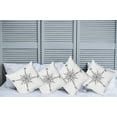 thumbnail image 6 of Ambesonne Compass Throw Pillow Cover 4 Pack, Sea Marine Life Theme, 20", Black White, 6 of 6