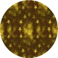 thumbnail image 1 of Ahgly Company Machine Washable Indoor Round Transitional Night Red Area Rugs, 8' Round, 1 of 7
