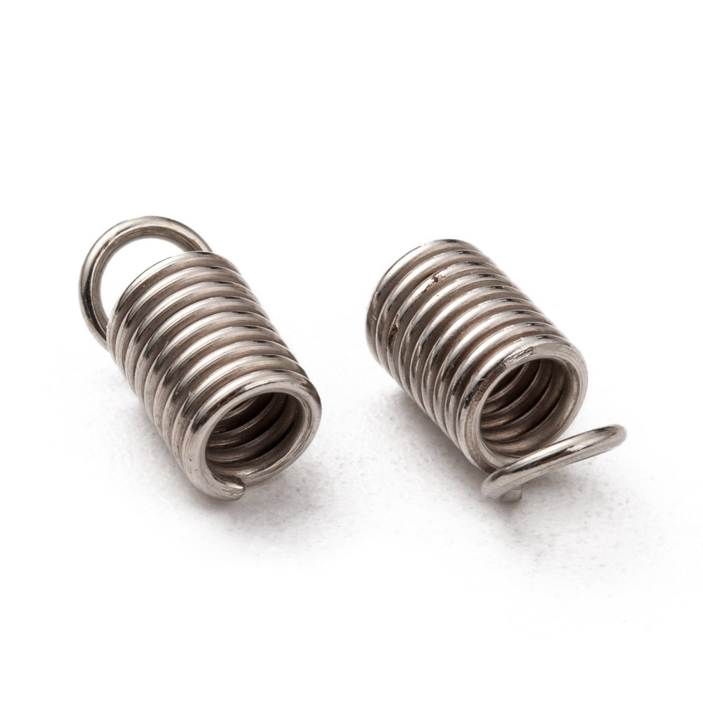 500gs Iron Coil Cord Ends 9x5mm Hole: 3.5mm about 1800pcs/500g