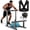 Black(3.0), variant on GanFindX Weight Sled, Adjustable 6-Level Workout Sled, Heavy Duty 650 lbs, 18-30" Height, Fits 1" & 2" Plates for Strength & Speed Training