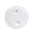 thumbnail image 2 of Beckson 4" Smooth Center Screw-Out Deck Plate - White, 2 of 2