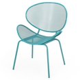 thumbnail image 1 of Noble House Chaise de Salle à Manger Extérieure Elloree en Bleu Mat (Ensemble de 2), 1 of 12