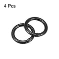 thumbnail image 3 of Unique Bargains Round Spring O Rings, 27mm/ 1.06' Trigger Buckle Snap for DIY Black 4Pack, 3 of 6