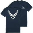 thumbnail image 2 of S25-WIN-NVY-05 Classic Military T-Shirt, Air Force Wing, Navy 2X, 2 of 2