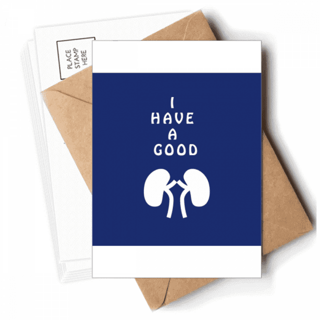 Good Kidney Body Lucky Art Deco Fashion Postcards Envelopes Blank Note Cards Mailing