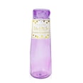 thumbnail image 3 of Faceted Glass Diamond Water Bottles | Set of 3 | Aqua, Blue and Lavender, 3 of 4