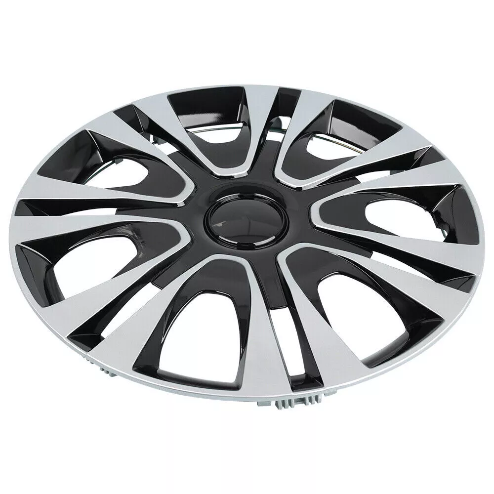 15"x4 Snap On Hubcaps Wheel Covers Full Hub Caps Durable Fit R15 Tire & Steel Rim