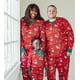 thumbnail image 2 of Conjunto de pijamas de manga larga con estampado navideño para padres e hijos, ropa para el hogar, europea y americana, en stock, 2025, 2 of 5