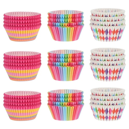 

300pcs Cake Baking Cups Oilproof Cake Liners Cake Packing Cups Paper Baking Cups