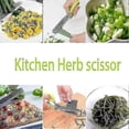 thumbnail image 3 of Kitchen Herb Scissors Stainless Steel 3pcs 5 Blade, 3 of 5