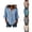 001-Light Purple, variant on VOUZZA Floral Printed Shirts for Women 3/4 Sleeve Button Up Blouse Tops Casual V Neck Lightweight Tunics Summer Fashion Elegant Flower Pattern Work Clothes Plus Size Top