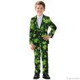 thumbnail image 3 of Whosucclay Shamrocks, Durable Polyester Boys Suits Adjustable Elastic Waist Anti Deform Formal Wear Outfit for Ring Bearer Graduation Photograph, 3 of 10