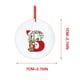 thumbnail image 1 of Decoraciones Del Árbol de Navidad con 26 Letras Del Alfabeto, Rojo Acrílico Fawn Colgante Ornamentos para el Hogar, Decoración Personalizada Del Árbol de Navidad para la Temporada de Vacaciones, 1 of 4