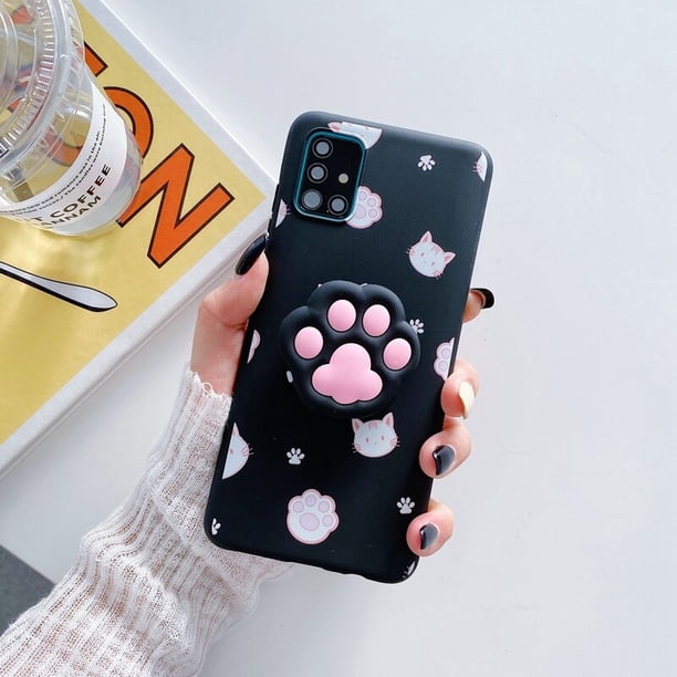 Funda de silicona con dibujos animados 3D para Xiaomi, carcasa con soporte para teléfono, para Xiaomi Redmi Note 10, Redmi Note 10, 11 Pro, Note 9 Pro, Note 8T, 7 Pro, Redmi 9, 9C, 9A qiuyongming unisex