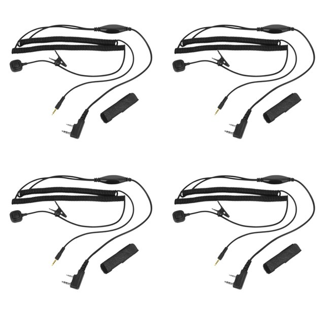 4X V3 V6 V8 V1098a V5s Auriculares con Casco Bluetooth Cable de Conexion Especial para UV-5R UV-82 GT-3 Radio Bidireccional
