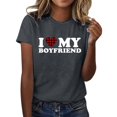 thumbnail image 1 of adviicd T-Shirt pour Femme T-Shirt pour Femme T-Shirt Graphique Imprimé T-Shirt de Randonnée T-Shirt d'Été à Manches Courtes Haut d'Entraînement Gris,G, 1 of 5