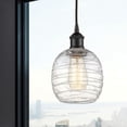 thumbnail image 2 of 616-1P-BK-G1013 Innovations Lighting Belfast - 1 Light Cord Hung Mini Pendant In Industrial Style-9.75 Inches Tall and 6 Inches Wide-Matte Black, 2 of 2