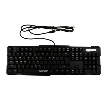 New E-sport Gaming Keyboard Black Switch Light mixing Mechanical For PC lapto p
