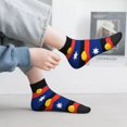thumbnail image 6 of Mens Ankle Socks Womens Australian Flag With Aboriginal Flag Quarter Breathable Casual Socks, 6 of 7