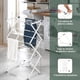 thumbnail image 4 of Tendedero Plegable para Ropa: Tendedero Plegable retractil Pared de Acero Inoxidable Soporte Tendedero Ahorra Espacio para Interiores y Exteriores Expandible de 3 Niveles 104x37x76 cm, 4 of 8