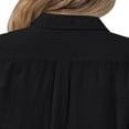 thumbnail image 4 of CHOK Women‘s Long Sleeve Cotton Linen Shirts Collared Blouses Tops with Pockket, 4 of 6