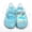Blue, variant on Girls Jelly Sandals Colorful Metallic Finish Waterproof Mary Jane Party Princess Beach Shoes