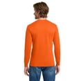 thumbnail image 5 of Gildan Men’s Hi-Vis Long Sleeve Work T-Shirt, Heavy Cotton, Safety Green and Orange, 3-Pack, S, 5 of 6