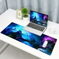 thumbnail image 6 of Gaming Mouse Pad, Large Non-Slip Rubber Base Mousepad, Keyboard Mouse Mat, Desk Pad with Stitched Edges, 31.5x11.8inch, Dazzling Galaxy, 6 of 6