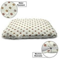 thumbnail image 3 of Ladybugs Pet Bed, Pastel Color Vintage Bugs Setting Nostalgic Luck Theme, Chew Resistant Pad for Dogs and Cats Cushion with Removable Cover, 24" x 39", Multicolor, by Ambesonne, 3 of 4